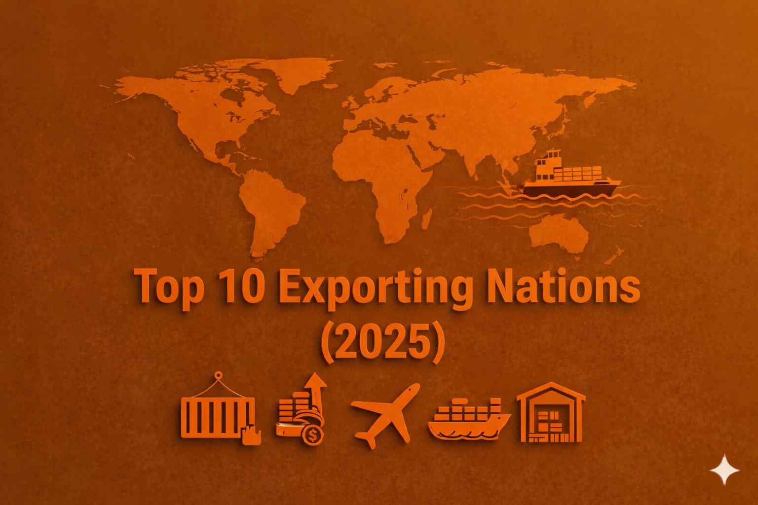 टॉप १० निर्यात करणारे देश